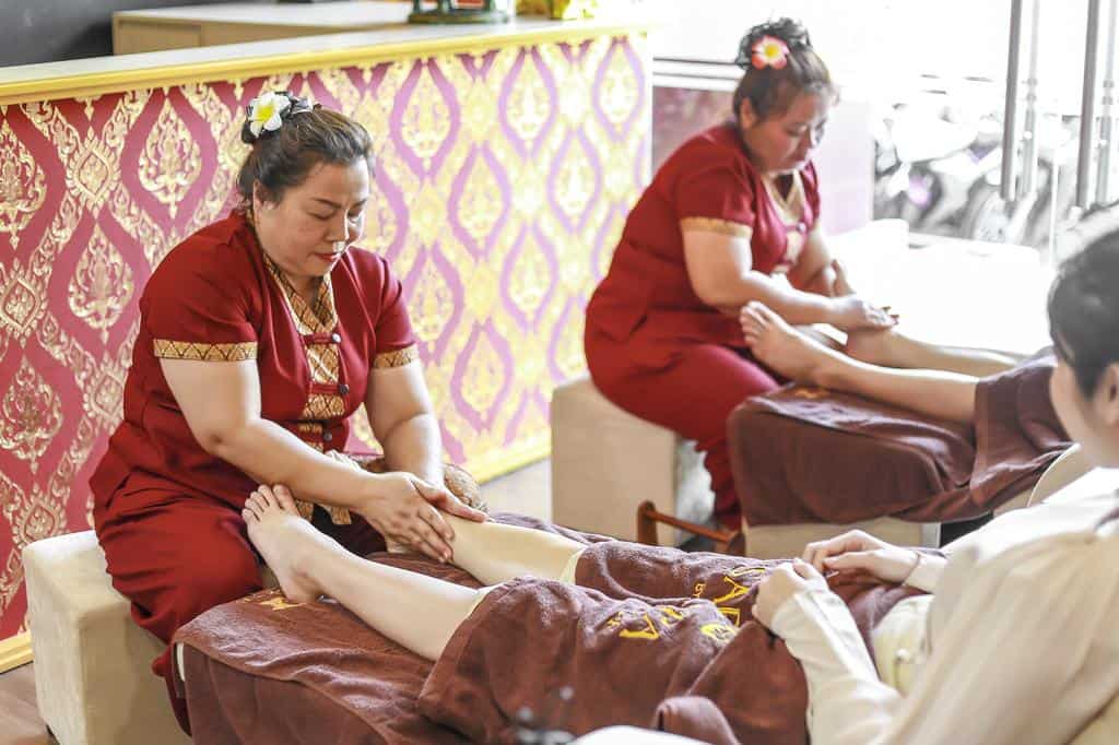 Dịch vụ Spa với nhiều liệu trình massage theo phong cách Thái Lan được du khách yêu thích